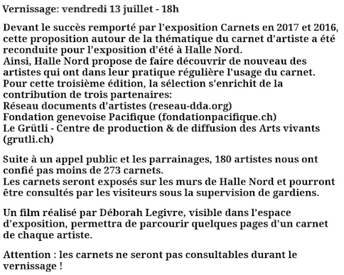 Texte pour l'expo