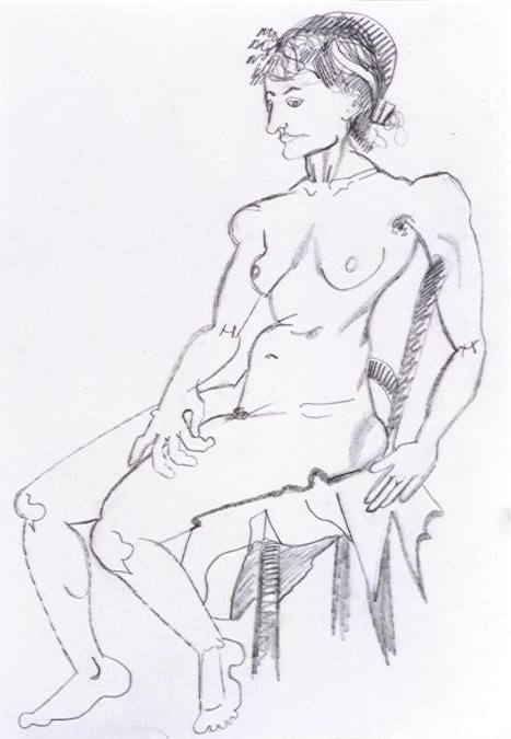 femme assise sur une chaise