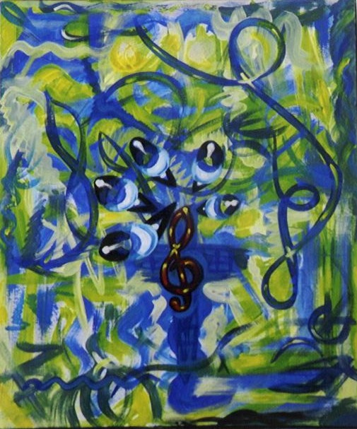 Improvisation in blau