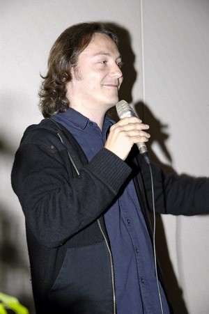 Nathana&euml;l Point pendant la c�r�monie officielle